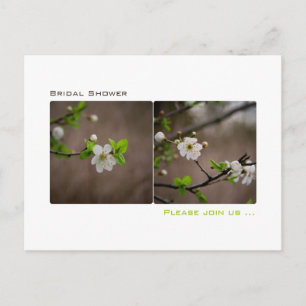 Cherry Blossom ・ Bridal Shower Einladung Postkarte