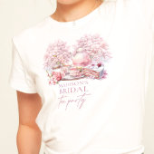 Cherry Blossom Bridal Tee Schöne Personalisierte