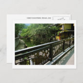 Cherry Blossom Bridge in Kinosaki Postkarte (Vorne/Hinten)