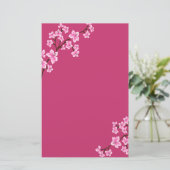 Cherry Blossom Briefpapier (Stehend Vorderseite)