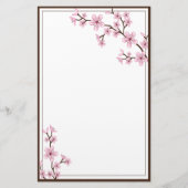 Cherry Blossom Briefpapier (Vorderseite)