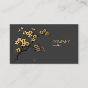 Cherry Blossom Business Card Visitenkarte