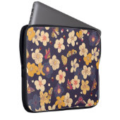 Cherry Blossom Butterfly Asian Print Laptopschutzhülle (Vorne Rechts)