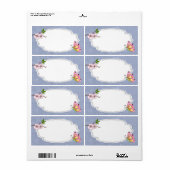 Cherry Blossom Butterfly Label (Vorne)
