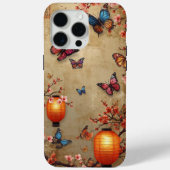 Cherry Blossom Butterfly Lantern Case-Mate iPhone Hülle (Rückseite)