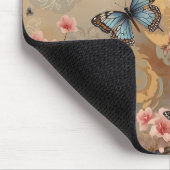 Cherry Blossom Butterfly Lantern Mousepad (Ecke)