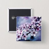 Cherry Blossom Button (Vorne & Hinten)