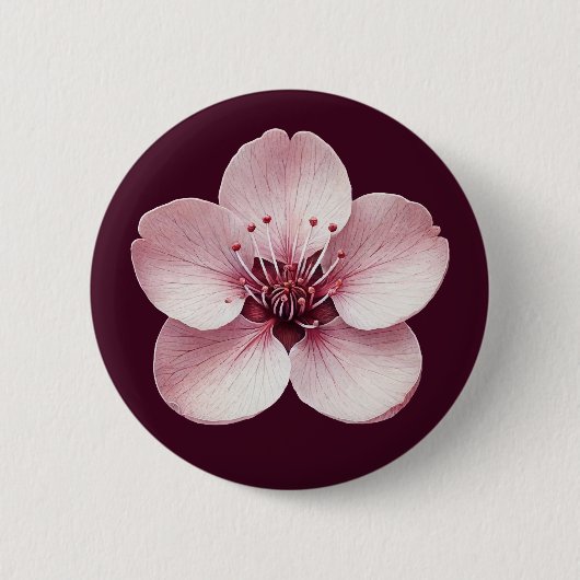 Cherry Blossom Button (Vorderseite)