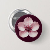 Cherry Blossom Button (Vorne & Hinten)
