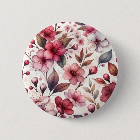 Cherry Blossom Button (Vorderseite)