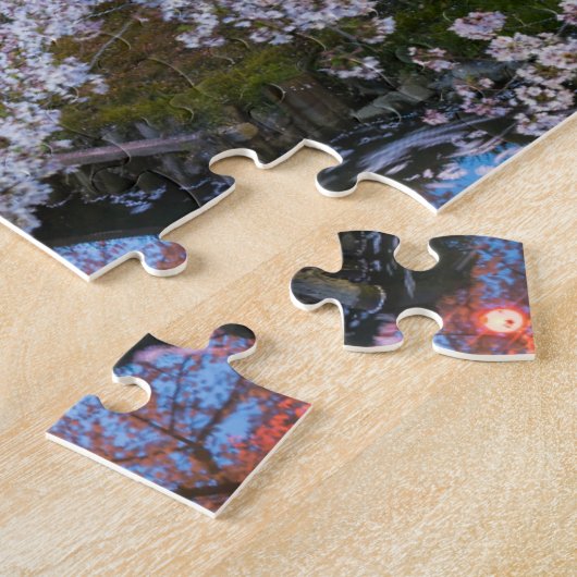 Cherry blossom canal puzzle (Seite)