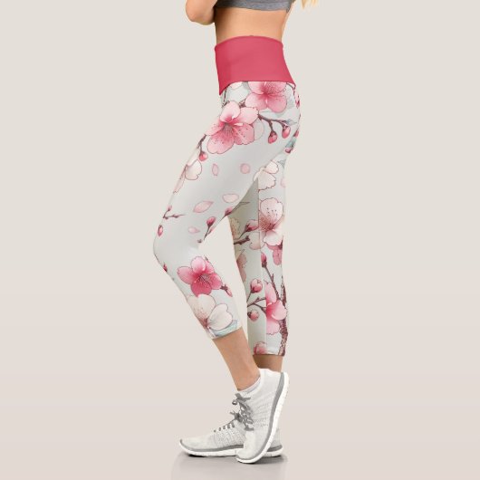 Cherry Blossom Capri Leggings (Links)