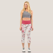 Cherry Blossom Capri Leggings (Vorderseite)