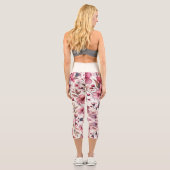 Cherry Blossom Capri Leggings (Rückseite)