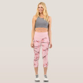 Cherry Blossom Capri Leggings (Vorderseite)