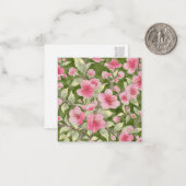 Cherry Blossom Card Mitteilungskarte (Vorderseite/Rückseite Beispiel)