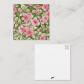 Cherry Blossom Card Mitteilungskarte (Vorne/Hinten)