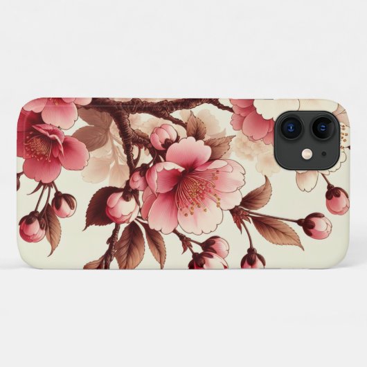 Cherry Blossom Case-Mate iPhone Hülle (Rückseite (Horizontal))