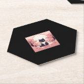 Cherry Blossom Cat_ Japans Halloween-Magie Untersetzer (angewinkelt)