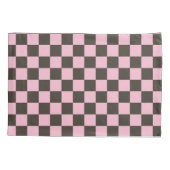 Cherry blossom checkered board pattern kissenbezug (Rückseite-Links)