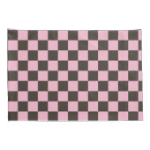 Cherry blossom checkered board pattern kissenbezug (Rückseite-Rechts)