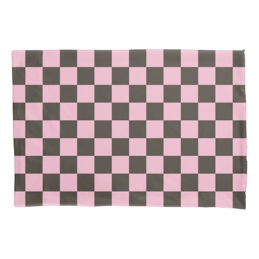 Cherry blossom checkered board pattern kissenbezug (Vorderseite-Links)