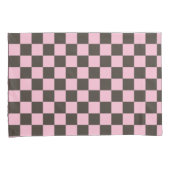 Cherry blossom checkered board pattern kissenbezug (Vorderseite-Rechts)