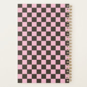 Cherry blossom checkered board pattern planer (Rückseite)