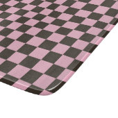 Cherry blossom checkered board pattern schneidebrett (Ecke)