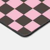 Cherry blossom checkered board pattern schreibtischunterlage (Ecke)