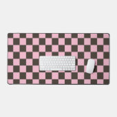 Cherry blossom checkered board pattern schreibtischunterlage (Tastatur & Maus)