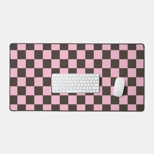 Cherry blossom checkered board pattern schreibtischunterlage (Tastatur & Maus)