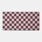 Cherry blossom checkered board pattern schreibtischunterlage (Vorderseite)