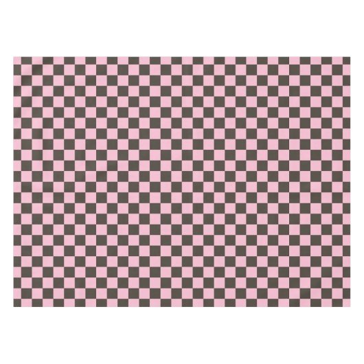 Cherry blossom checkered board pattern tischdecke (Vorderseite (Horizontal))