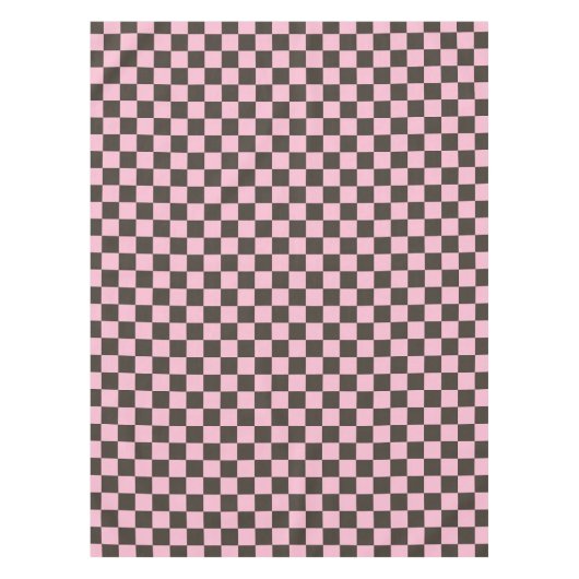 Cherry blossom checkered board pattern tischdecke (Vorderseite)