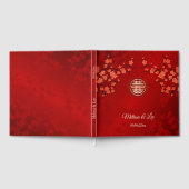 Cherry Blossom Chinese Wedding Gästebuch (Voll)