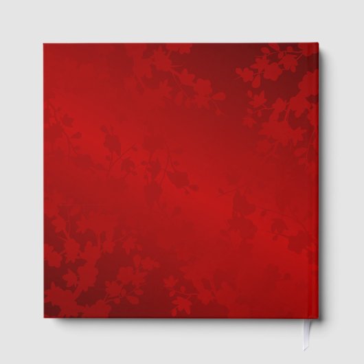 Cherry Blossom Chinese Wedding Gästebuch (Rückseite)