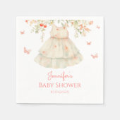 Cherry Blossom Clothesline Babydusche Serviette (Vorderseite)