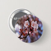 Cherry Blossom Cluster mit rosa und blau Button (Vorne & Hinten)