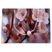 Cherry Blossom Cluster mit rosa und blau Große Geschenktüte (Vorderseite)