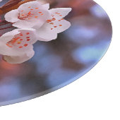 Cherry Blossom Cluster mit rosa und blau Schneidebrett (Ecke)