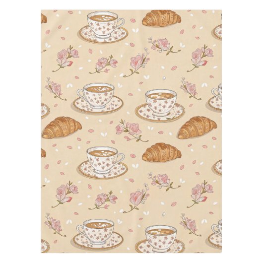 Cherry Blossom Coffee Cozy Pattern (2) Tischdecke (Vorderseite)