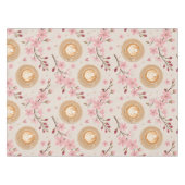 Cherry Blossom Coffee Cozy Pattern (7) Tischdecke (Vorderseite (Horizontal))