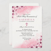 Cherry Blossom Corner Einladung (Vorne/Hinten)