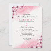 Cherry Blossom Corner Einladung (Vorderseite)