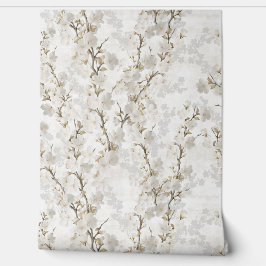 Cherry blossom - crem soft wallpaper rolls tapete