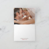 Cherry Blossom Danke, dass Sie Karte mit Foto (rot (Innenseite)