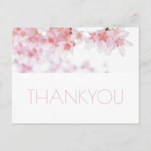 CHERRY BLOSSOM DANKE IHNEN POST CARD POSTKARTE