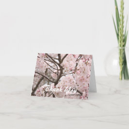 Cherry Blossom Dankeschön Karte