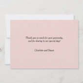 Cherry Blossom Dankeskarte (Rückseite)